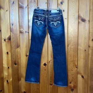 Rock revival jeans Jenna bootcut jeans size 26 buckle jeans western country pant